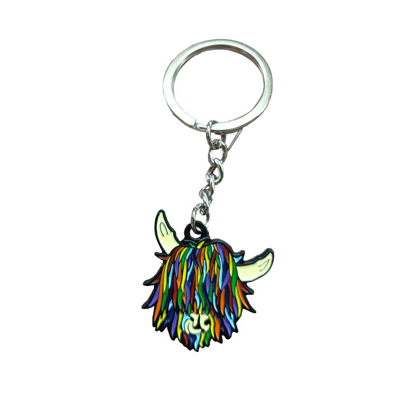 Metal keychain