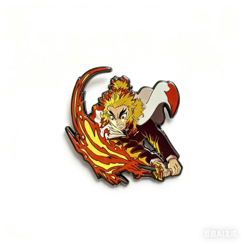 hard enamel pin+print