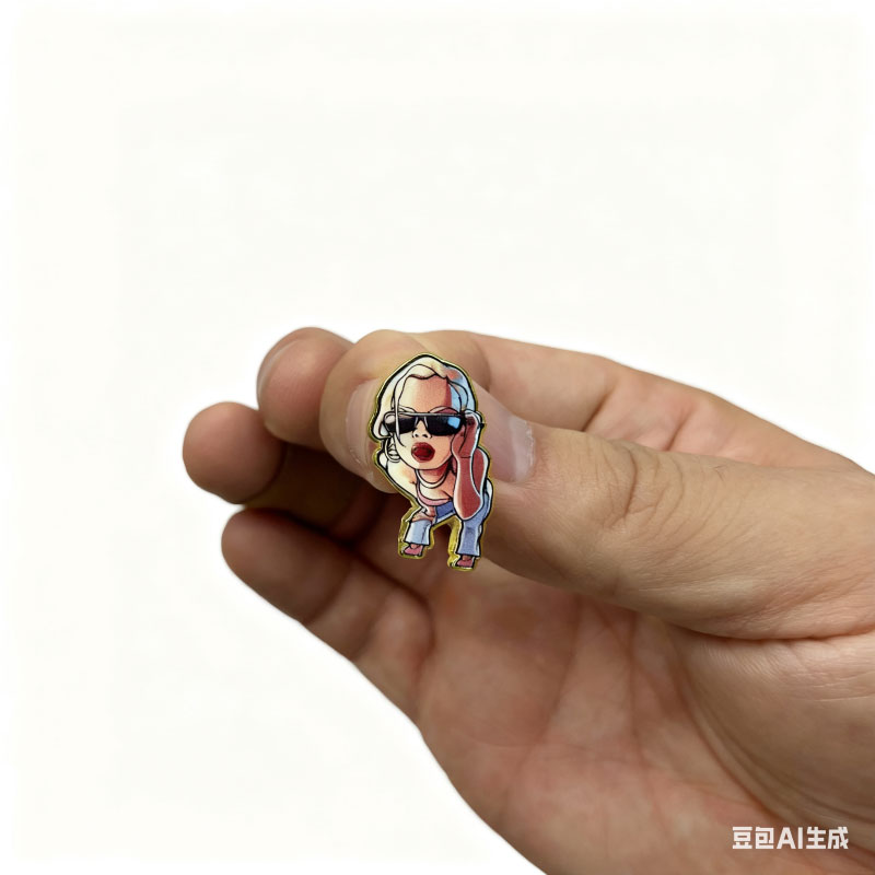 hard enamel pin+print